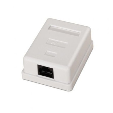Roseta de Superficie Aisens Cat.6 - Conectividad Ethernet de Alta Velocidad