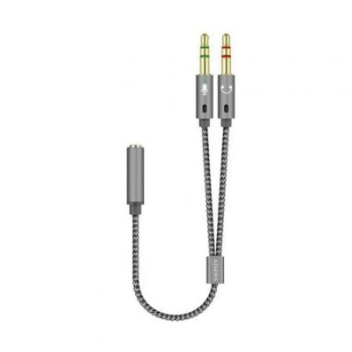 Cable Estéreo Aisens A128-0417 - Conector 3.5mm Hembra a 2 Conectores 3.5mm Macho