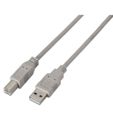 Cable USB 2.0 Aisens para Impresora | USB Tipo-B Macho a USB Macho | 1.8m