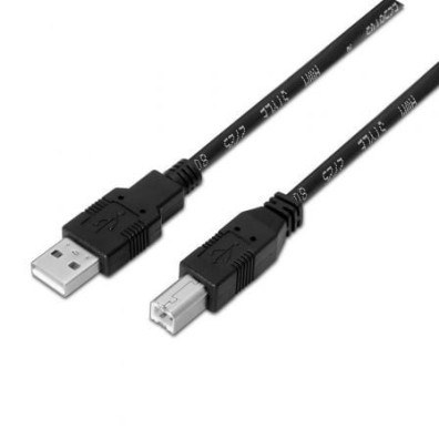 Cable USB 2.0 Aisens A101-0007 Tipo-B Macho - 3m