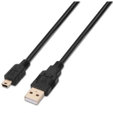 Cable USB 2.0 Aisens A101-0026 - USB Macho a MiniUSB Macho 3m