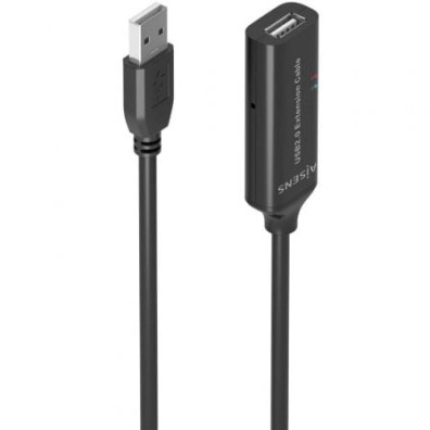 Cable Alargador USB 2.0 Aisens A101-0915, 10m - USB Macho a Hembra