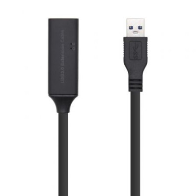 Cable Alargador USB 3.0 Amplificado Aisens A105-0408 | 10m