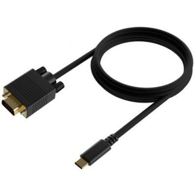 Cable Conversor USB-C a VGA Aisens - 27W/ 1250Mbps - 1.8m