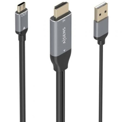 Cable Conversor HDMI a USB Tipo-C, Aisens A109-0871 - 1.8m