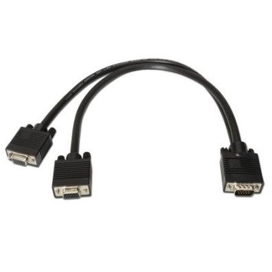 Cable Duplicador SVGA Aisens 2x VGA Hembra - 45cm