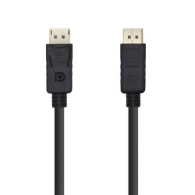 Cable DisplayPort 1.2 4K Aisens A124-0388/ DisplayPort Macho - DisplayPort Macho/ Hasta 5W/ 2300Mbps/ 10m