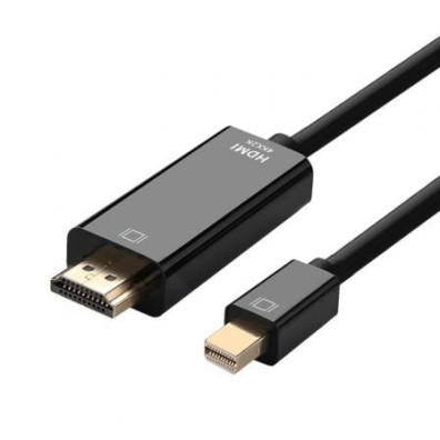 Cable Conversor Aisens A125-0361/ Mini DisplayPort Macho - HDMI Macho/ Hasta 5W/ 2300Mbps/ 2m