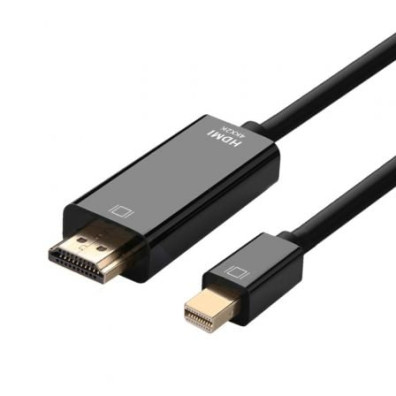 Cable Conversor Mini DisplayPort a HDMI Aisens A125-0458, 3m - Hasta 5W/ 2300Mbps, Macho a Macho