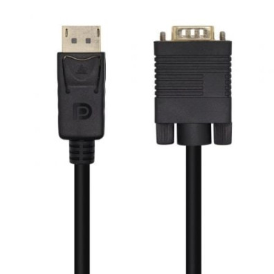 Cable Conversor Aisens DisplayPort a VGA 3m Hasta 5W 2300Mbps