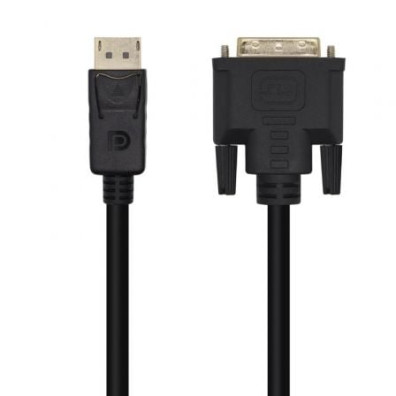 Cable Conversor Aisens DisplayPort Macho a DVI Macho 3m - Hasta 5W/ 2300Mbps