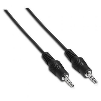 Cable Estéreo Aisens A128-0141 - Jack 3.5mm Macho a Jack 3.5mm Macho - 30cm - Potencia Hasta 0.1W