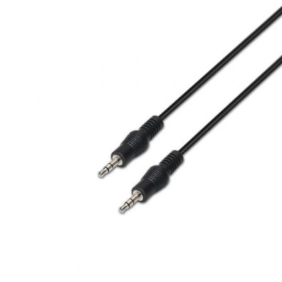 Cable Estéreo Aisens A128-0144/ Jack 3.5 Macho - Jack 3.5 Macho/ Hasta 0.1W/ 10m