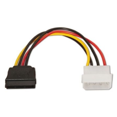 Cable de Alimentación SATA Aisens A131-0158 Molex 4 PIN Macho a SATA Hembra - 54W