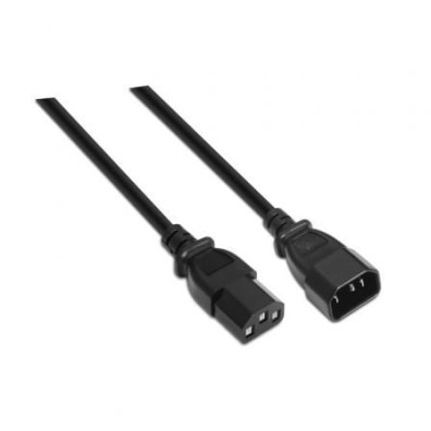 Cable Alargador de Alimentación CPU Aisens - IEC C13 Hembra a IEC C14 Macho - 1.5m/ 1500W