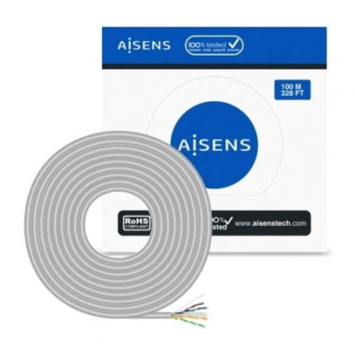 Bobina de Cable RJ45 Cat.6 Aisens A135-0660 UTP AWG23 CCA 100m