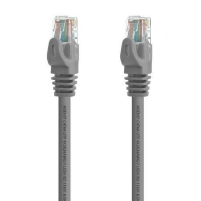 Cable de Red RJ45 UTP Aisens A145-0327 Cat.6A/ 2m - Gris