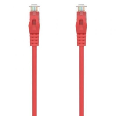 Cable de Red RJ45 AWG24 UTP Aisens A145-0556 Cat.6A/ LSZH/ 25cm - Rojo
