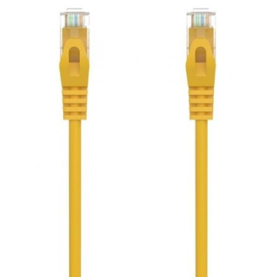 Cable de Red RJ45 AWG24 UTP Aisens A145-0565 Cat.6A/ LSZH/ 50cm - Amarillo