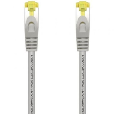 Cable de Red RJ45 S/FTP Aisens A146-0332 Cat.7/ 25cm - Gris