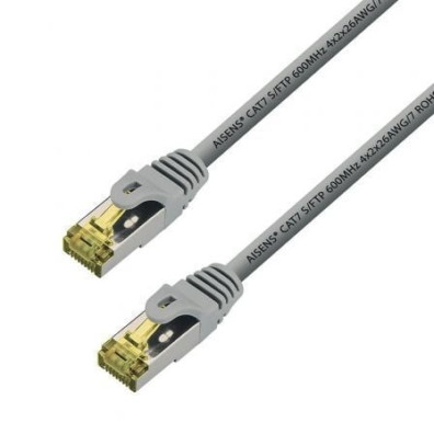 Cable de Red RJ45 SFTP Aisens A146-0338 Cat.7/ 10m - Gris