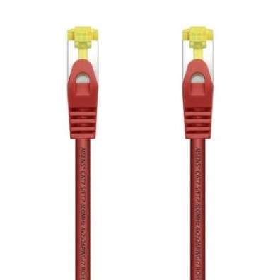 Cable de Red RJ45 Cat.7 Aisens SFTP 25cm - Rojo