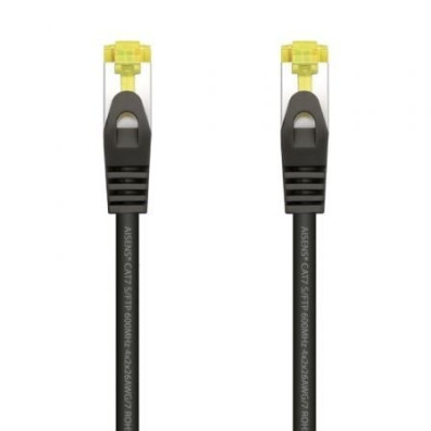Cable de Red RJ45 SFTP Aisens A146-0486 Cat.7/ 1m - Negro