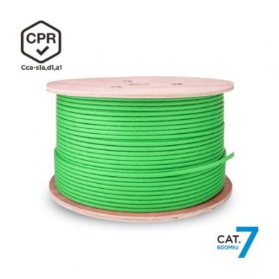 Bobina de Cable RJ45 SFTP Cat.7 Aisens A146-0667 305m LSZH CPR Cca - Verde