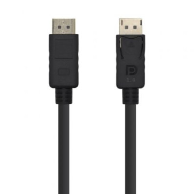 Cable DisplayPort 1.4 8K Aisens A149-0390/ DisplayPort Macho - DisplayPort Macho/ 2m - Negro
