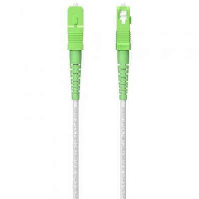 Cable de Fibra Óptica G657A2 3.0 9/125 SMF Aisens A152-0616/ LSZH/ 80m - Blanco