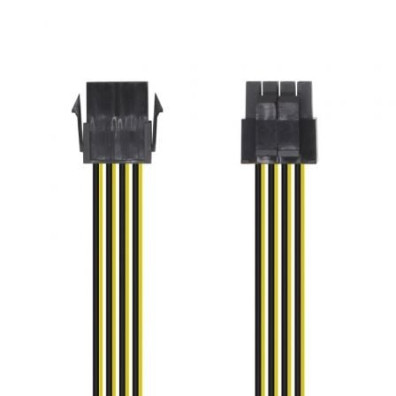 Cable de Alimentación Microprocesador Aisens A131-0419/ Molex -4+4 PIN Macho - Molex 8 PIN Hembra - 30cm