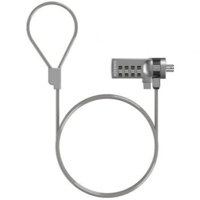Cable de Seguridad para Portátiles Aisens ASLK-D40N01-SL - 1.5m