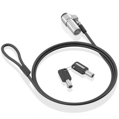 Cable de Seguridad Tipo NANO para Portátiles Aisens ASLK-D45K06-BK - 1.5m