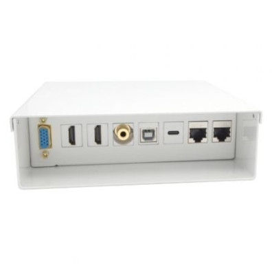 Caja de Conexiones Aisens A127-0720 - VGA - 2x HDMI - Jack 3.5 - USB Tipo-C - USB - 2x RJ45