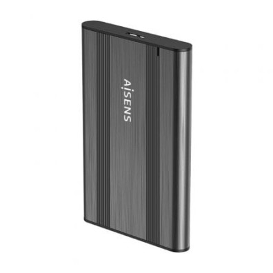 Caja Externa para Disco Duro de 2.5" Aisens ASE-2526GR/ USB 3.1 - Sin tornillos