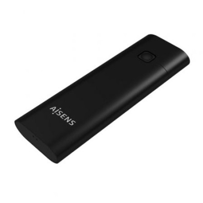Caja Externa para Disco SSD M.2 NVMe Aisens ASM2-020B/ USB 3.2 Gen2 - Sin Tornillos