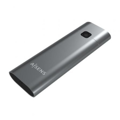 Caja Externa para Disco SSD M.2 NVMe Aisens ASM2-021GR/ USB 3.1 Gen2 - Sin Tornillos