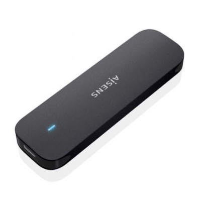 Caja Externa para Disco SSD M.2 NVMe Aisens ASM2-024B/ USB 3.2 - Sin tornillos