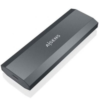 Caja Externa para Disco SSD M.2 NVMe Aisens ASM2-029GR/ USB 3.2 - Sin tornillos