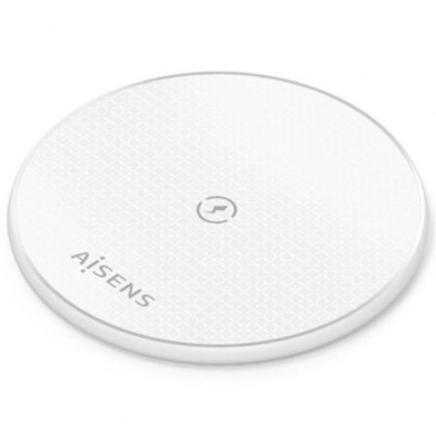 Aisens ASCH-15W1WC057-W/ 15W/ Blanco - Base de carga Inalámbrica - Blanco