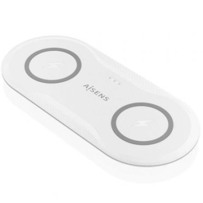 Base de carga Inalámbrica Aisens ASCH-15W2WC059-W/ 15W - Blanco