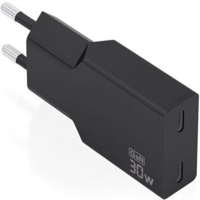 Cargador de Pared Aisens A110-1006 GaN 30W 2xUSB Tipo-C