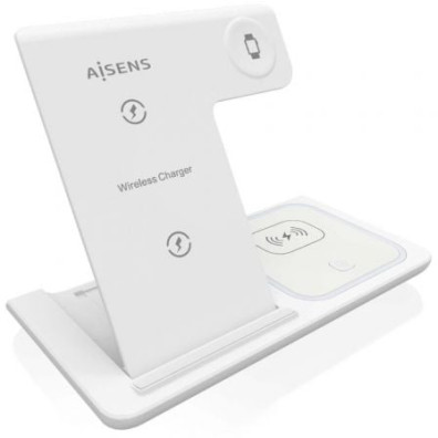 Base de carga inalámbrica Aisens ASCH-15W3WC044-W