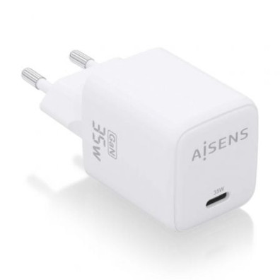 Cargador de Pared GaN Aisens ASCH-35W1P016-W/ 1xUSB Tipo-C
