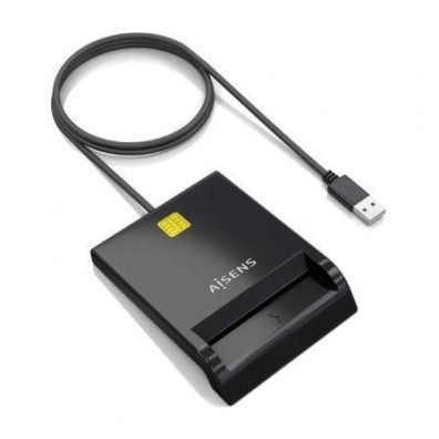 Lector de DNI y Tarjetas Aisens ASCR-SN06-BK USB 2.0