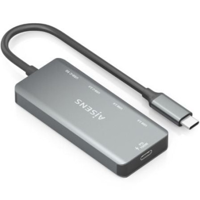 Hub USB Tipo-C Aisens A109-0946 - 2xUSB 2xUSB Tipo-C 1xUSB Tipo-C PD