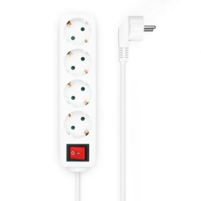 Regleta Aisens A154-0649 con Interruptor - 4 Tomas de Corriente - Cable 1.4m