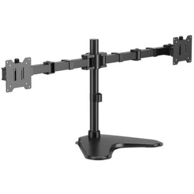 Soporte de Sobremesa Aisens DT35TSR-361 para 2 Monitores Giratorio e Inclinable