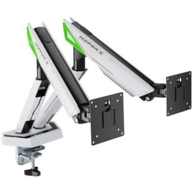 Soporte de Mesa Gaming para 2 Monitores Aisens DT38TSR-345 - Giratorio e Inclinable