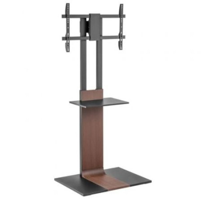 Soporte de Suelo Inclinable/ Giratorio con Bandeja DVD Aisens FT86TSE-401 para TV de 37-86"